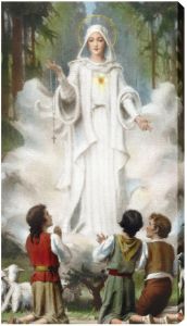 Our Lady of Fatima 10 x 18 Canvas, Gallery Wrap