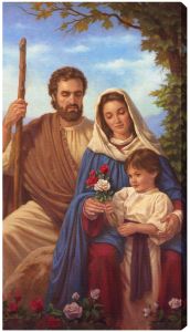 Holy Family 10 x 18 Canvas Print