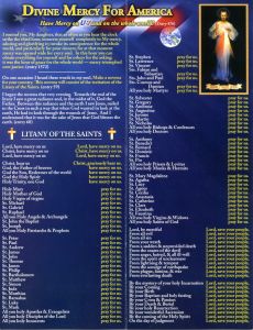 Divine Mercy for America Prayer Guide - Front