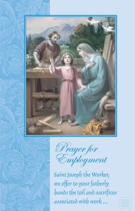 Prayer For Employment Enrollment Card