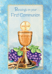 First Communion Enrollment Card