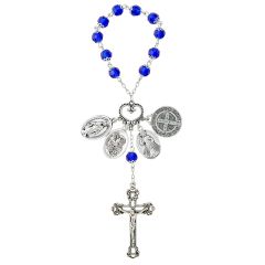 Heart of Devotions One Decade Sapphire Rosary