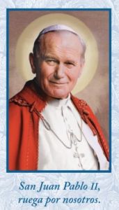 St. John Paul II Prayer Card, Spanish