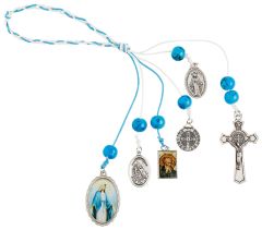 Blessed Mother & St. Benedict Home Blessing Hanger