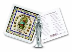 Our Lady of the Rosary Pocket Statue