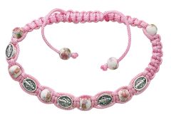 Pink Miraculous Cord Bracelet