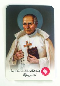 St. Stanislaus Papczynski Relic Prayercard