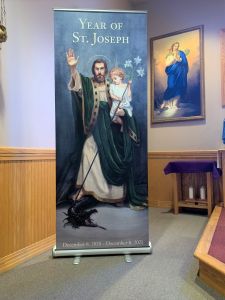 Year of St. Joseph Terror of Demons Retractable Banner