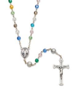 18.25" Crystal Rosary