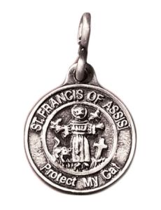 St. Francis of Assisi Protect My Cat Medal