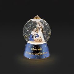 O Holy Night Holy Family Snow Globe