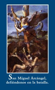 Este folleto les ofrece una historia interesante de San Miguel Arcángel y una oración