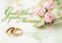 God Bless Your Marriage - Front