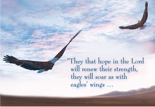 soar on eagles wings prayer